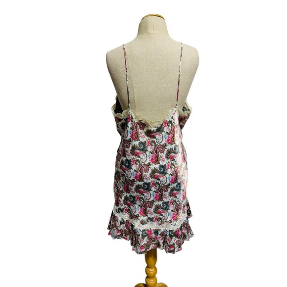 Vintage Victorias Secret Wemens One Size Floral Satin & Robe And Nightgown Set - Picture 6 of 10